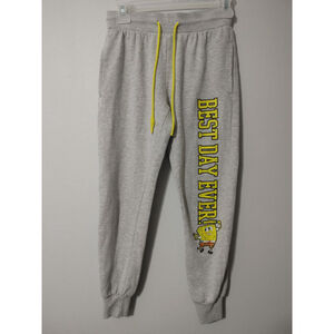 Women's Nickelodeon Spongebob Grey & Yellow Joggers XS